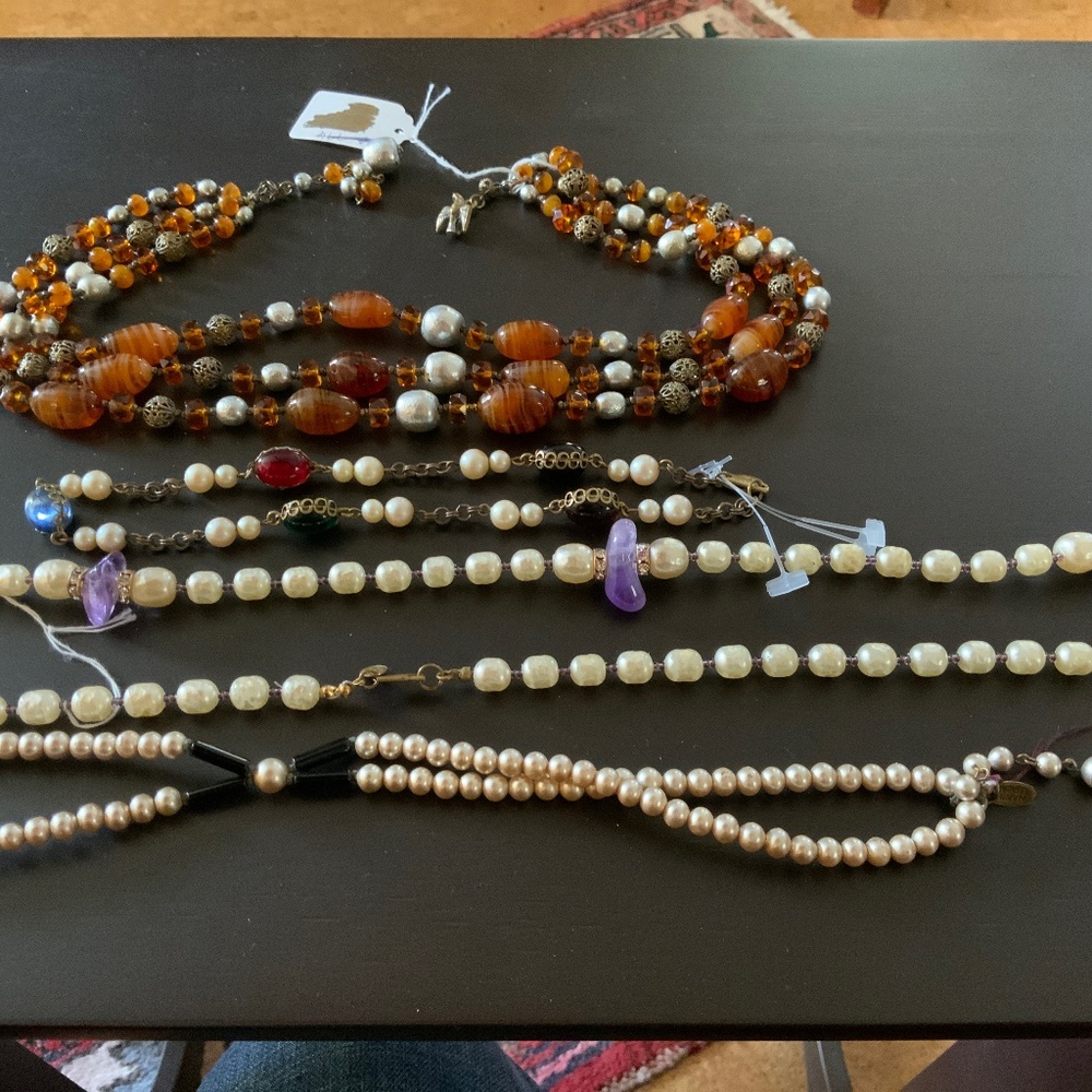 4 Miriam Haskell Necklaces